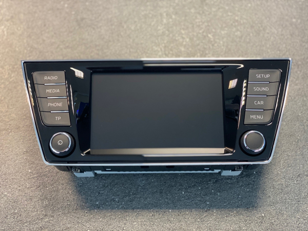 Reparatur Anzeige- Bedieneinheit für Skoda Radio Display NJ Touch LED Display Touchscreen erneuern